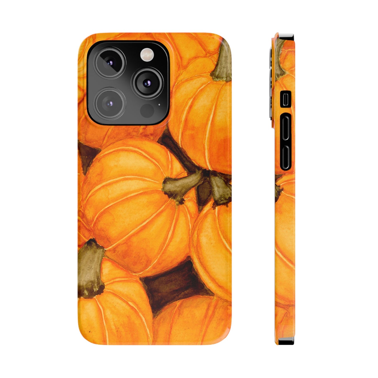 Watercolor Pumpkin Case