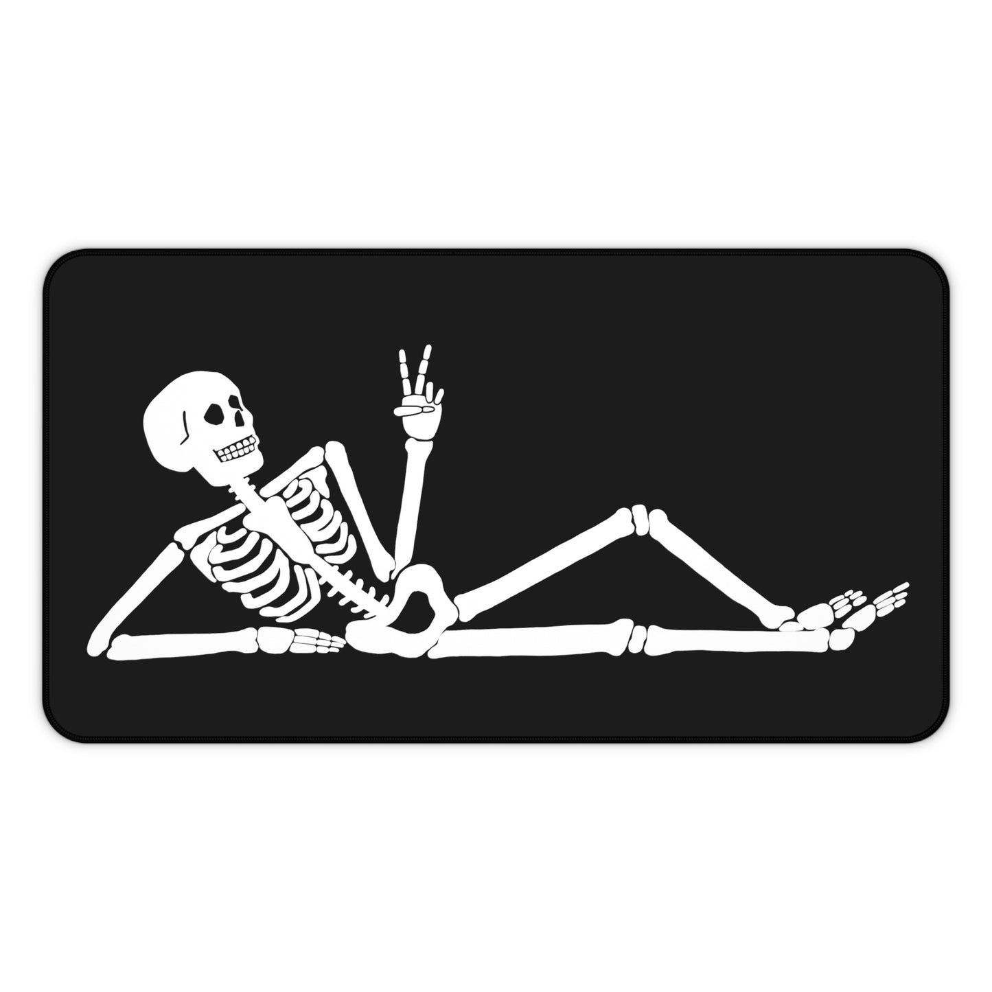 15.5 x 31 chill skeleton sketchboard studio desk mat