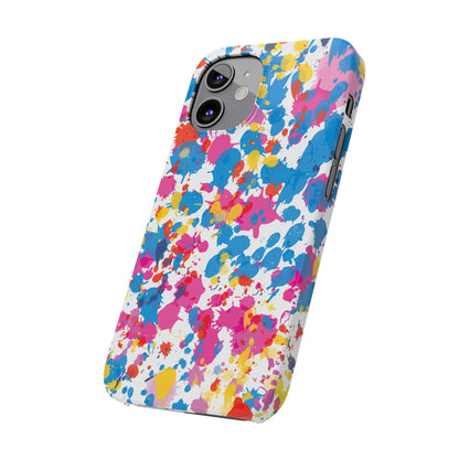 Pop Art Paint Splatter Phone Case