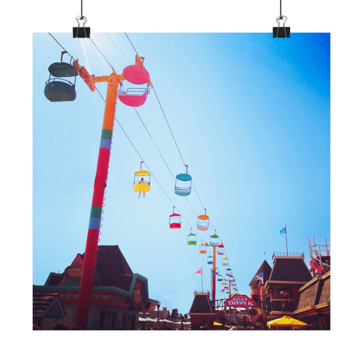 Santa Cruz Beach Boardwalk Print