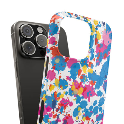 Pop Art Paint Splatter Phone Case