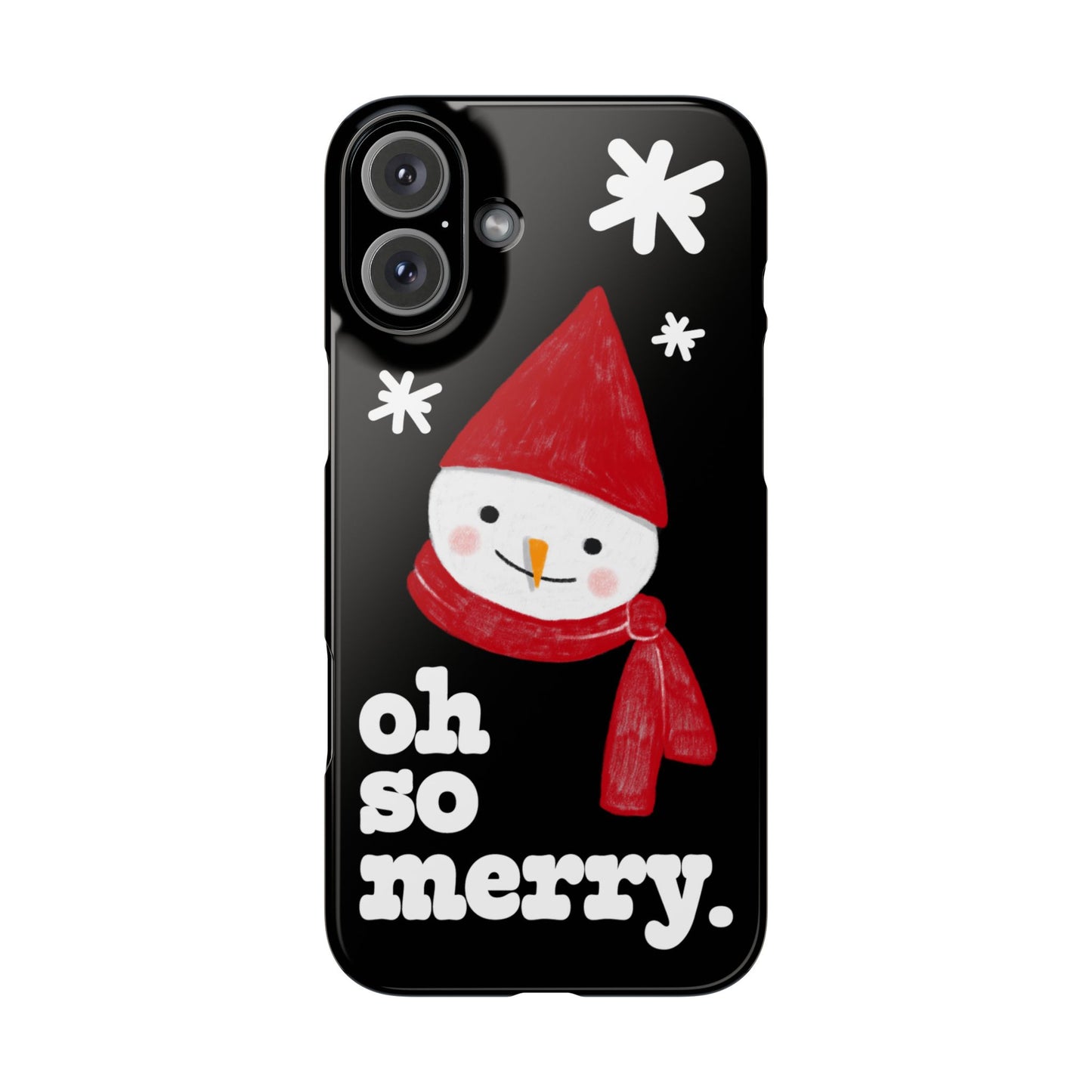 Oh So Merry Phone Case (Black)