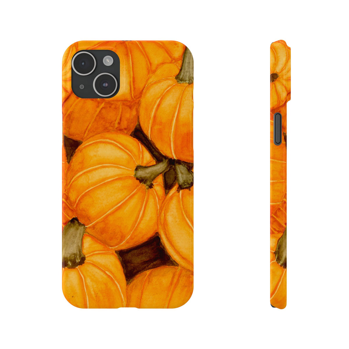 Watercolor Pumpkin Case