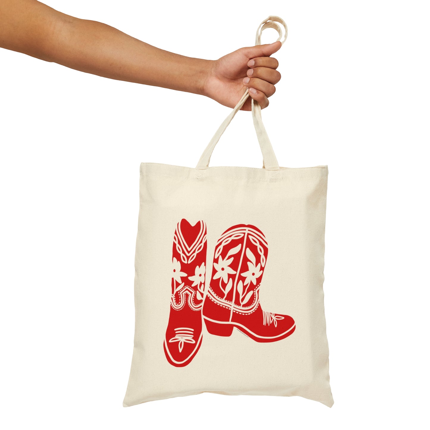 Get Yer Boots (Red) Tote Bag