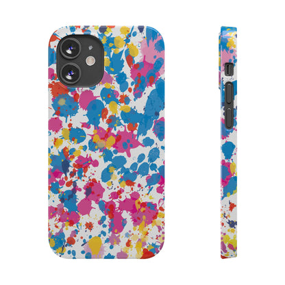 Pop Art Paint Splatter Phone Case