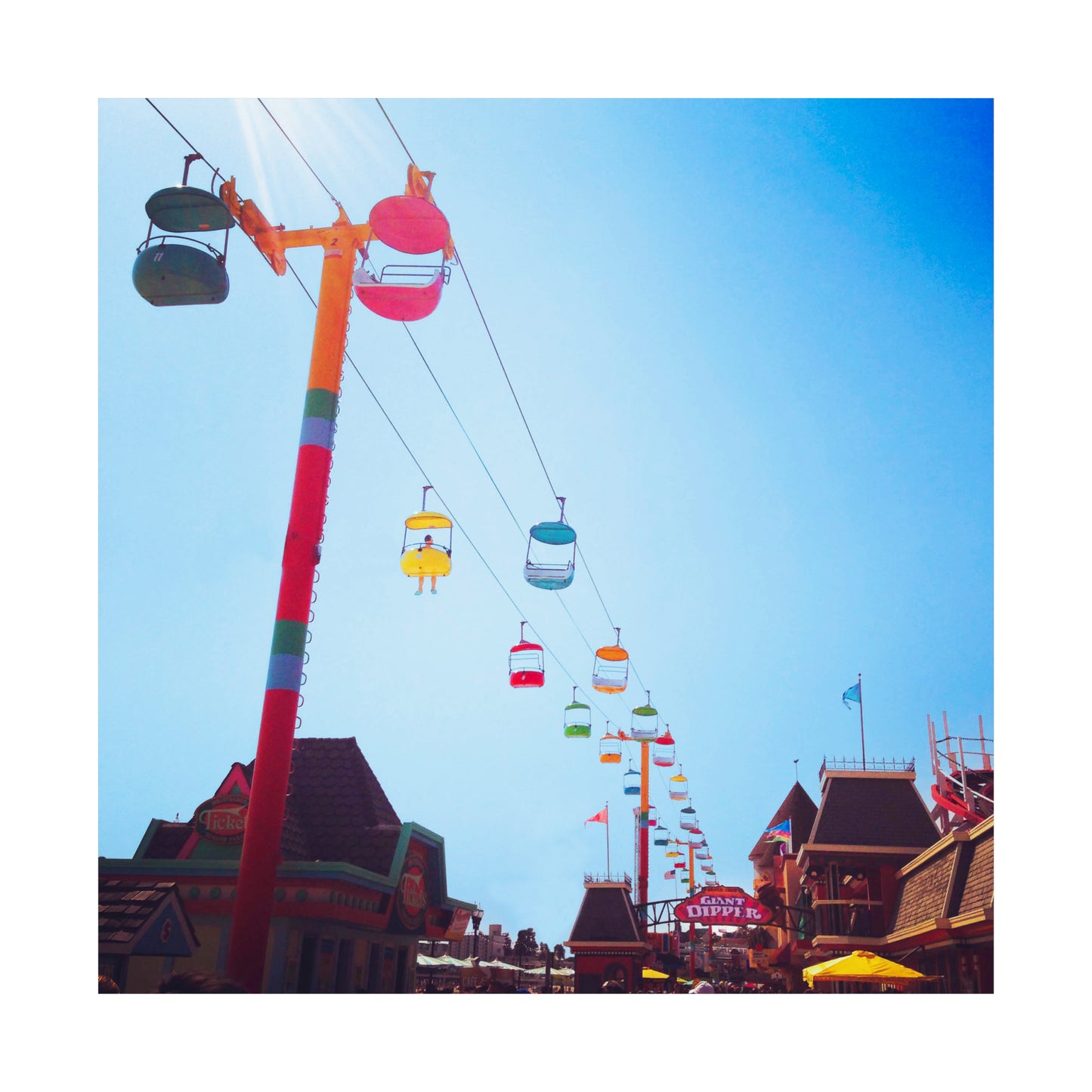 Santa Cruz Beach Boardwalk Print