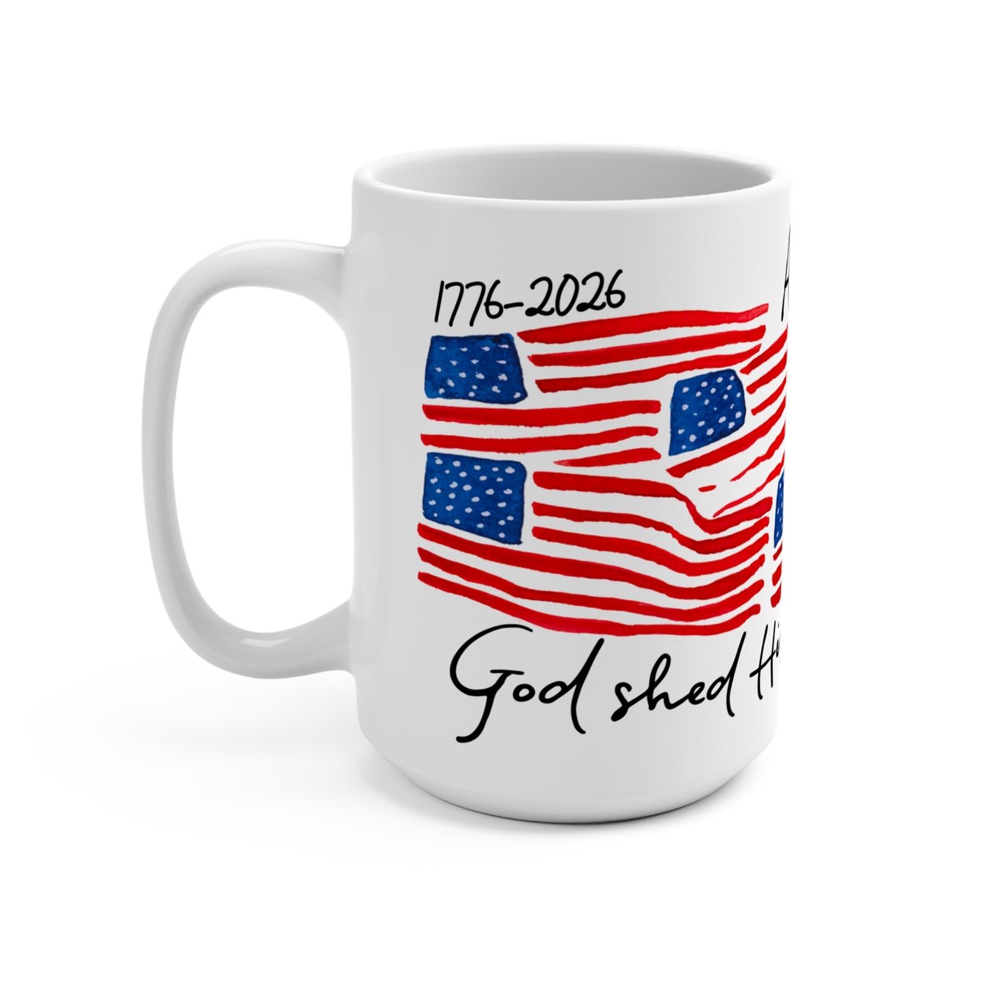 America, America 250th Birthday Mug
