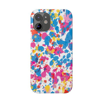 Pop Art Paint Splatter Phone Case