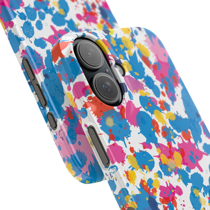 Pop Art Paint Splatter Phone Case