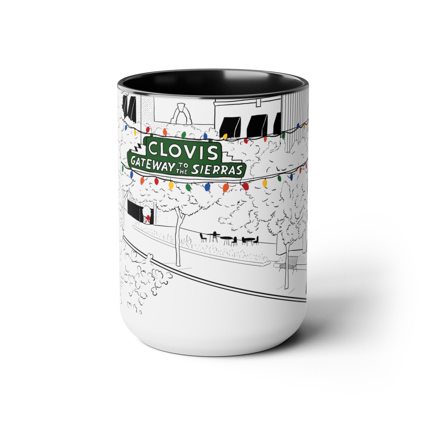 Old Town Clovis Christmas Mug