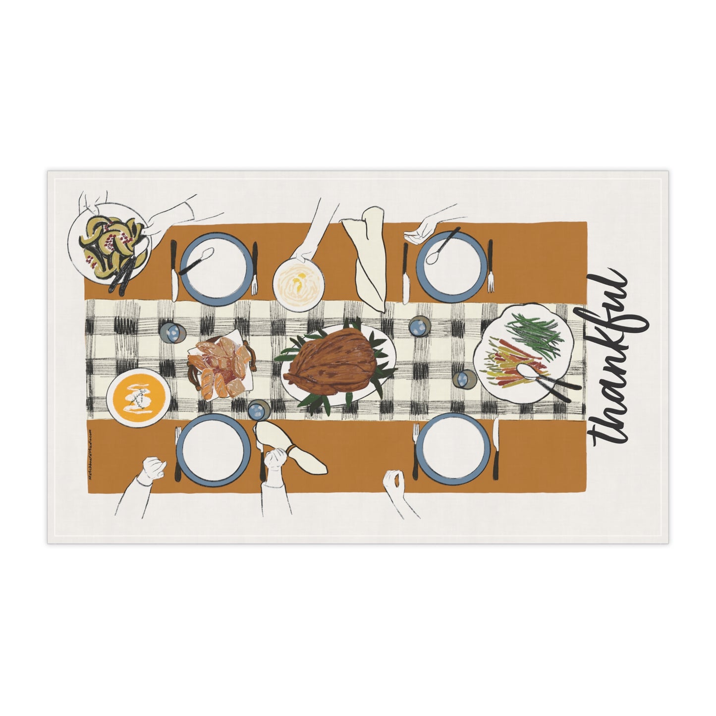 Thankful Kitchen Towel