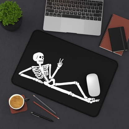 Chill Skeleton Desk Mat