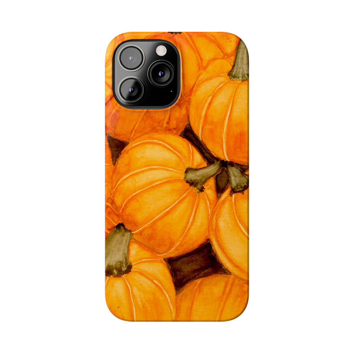 Watercolor Pumpkin Case