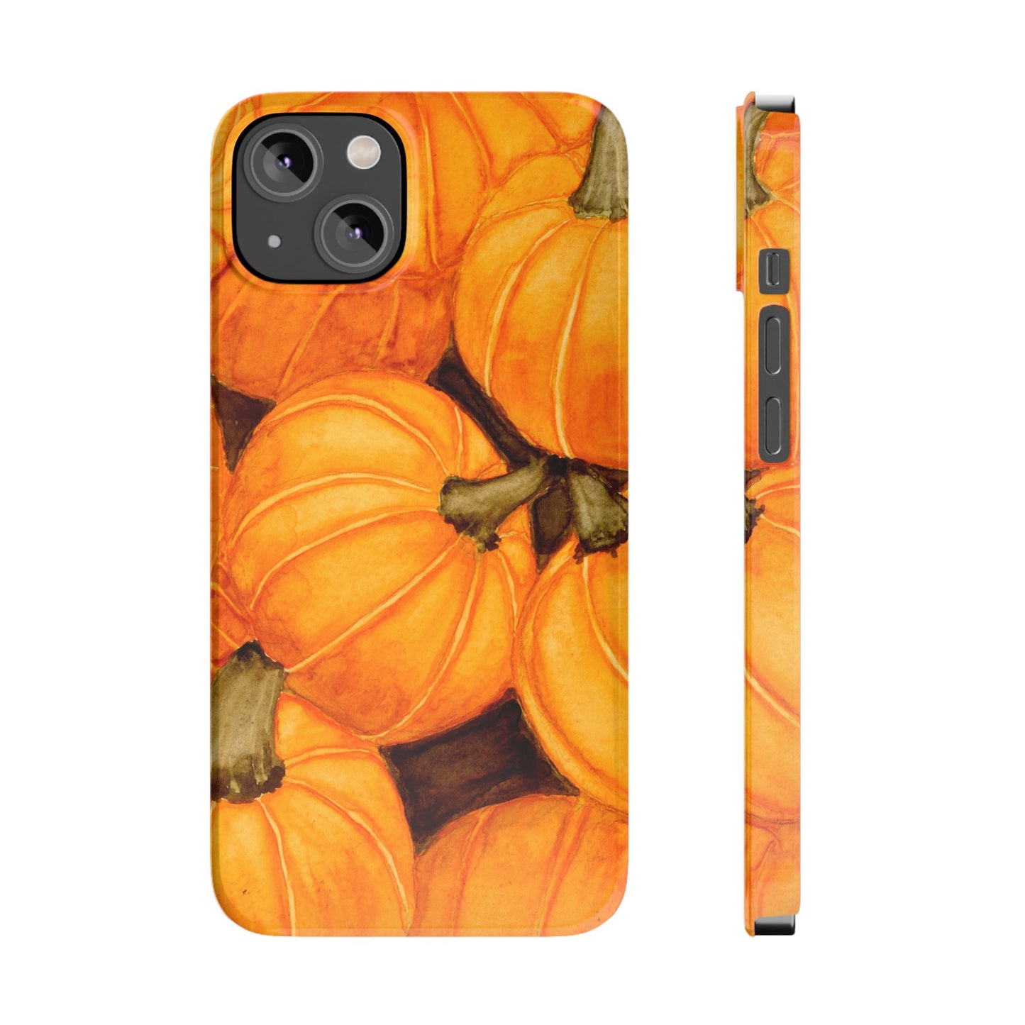 Watercolor Pumpkin Case
