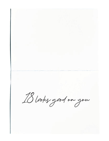 18 Looks Good on You Birthday Card