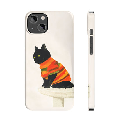 Fall Sweater Cat Phone Case