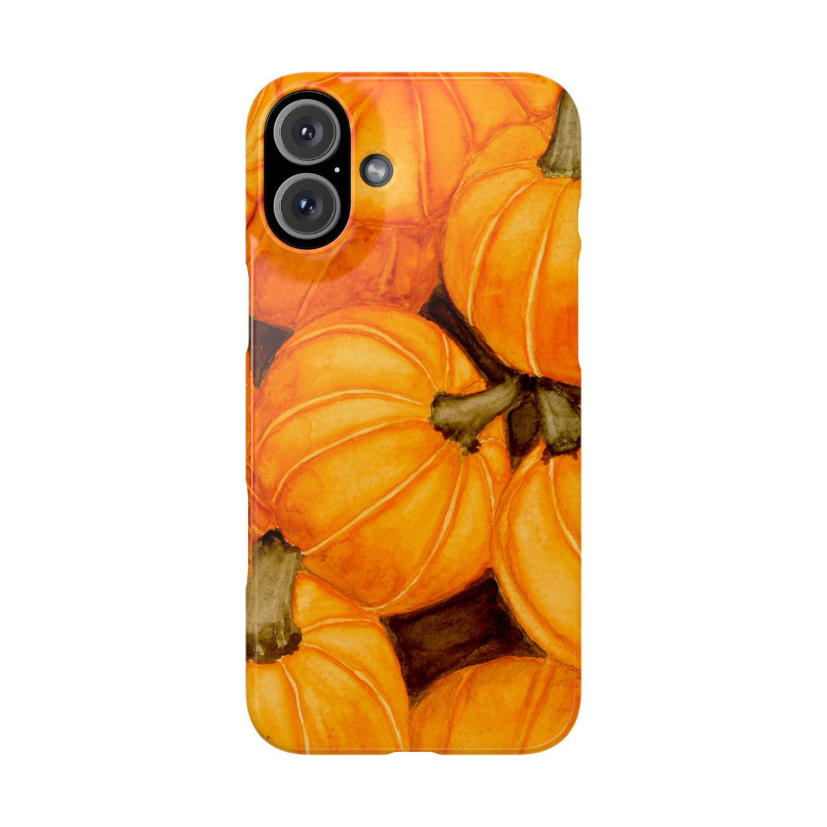 Watercolor Pumpkin Case