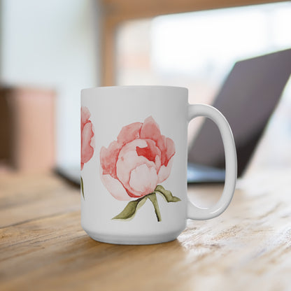 Pink Peony Mug