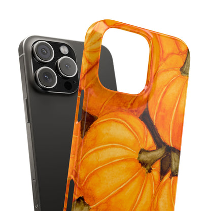 Watercolor Pumpkin Case