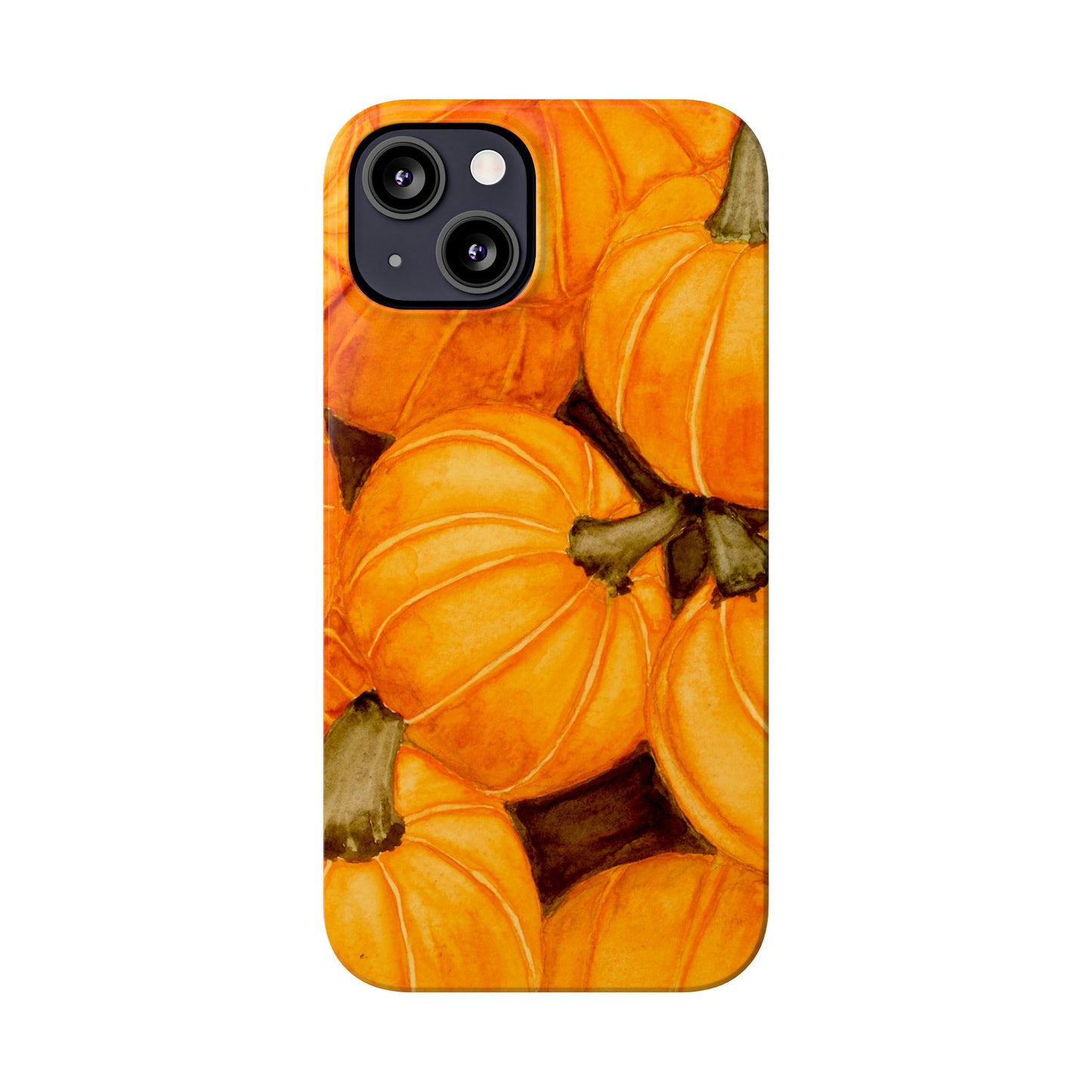 Watercolor Pumpkin Case