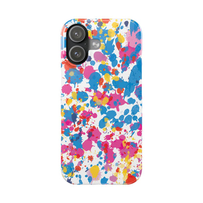 Pop Art Paint Splatter Phone Case