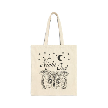 Night Owl 2 Canvas Tote Bag