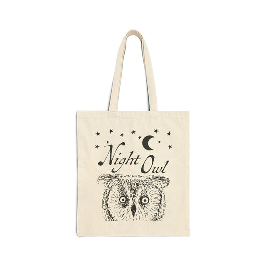 Night Owl 2 Canvas Tote Bag