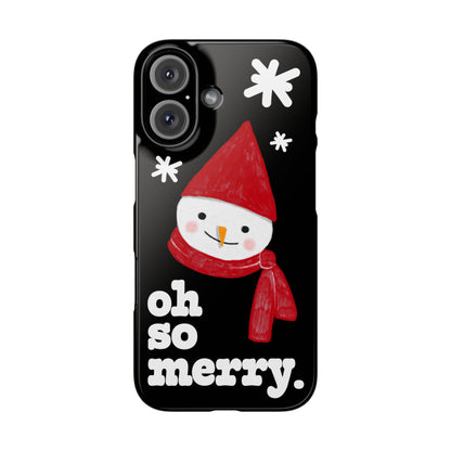 Oh So Merry Phone Case (Black)