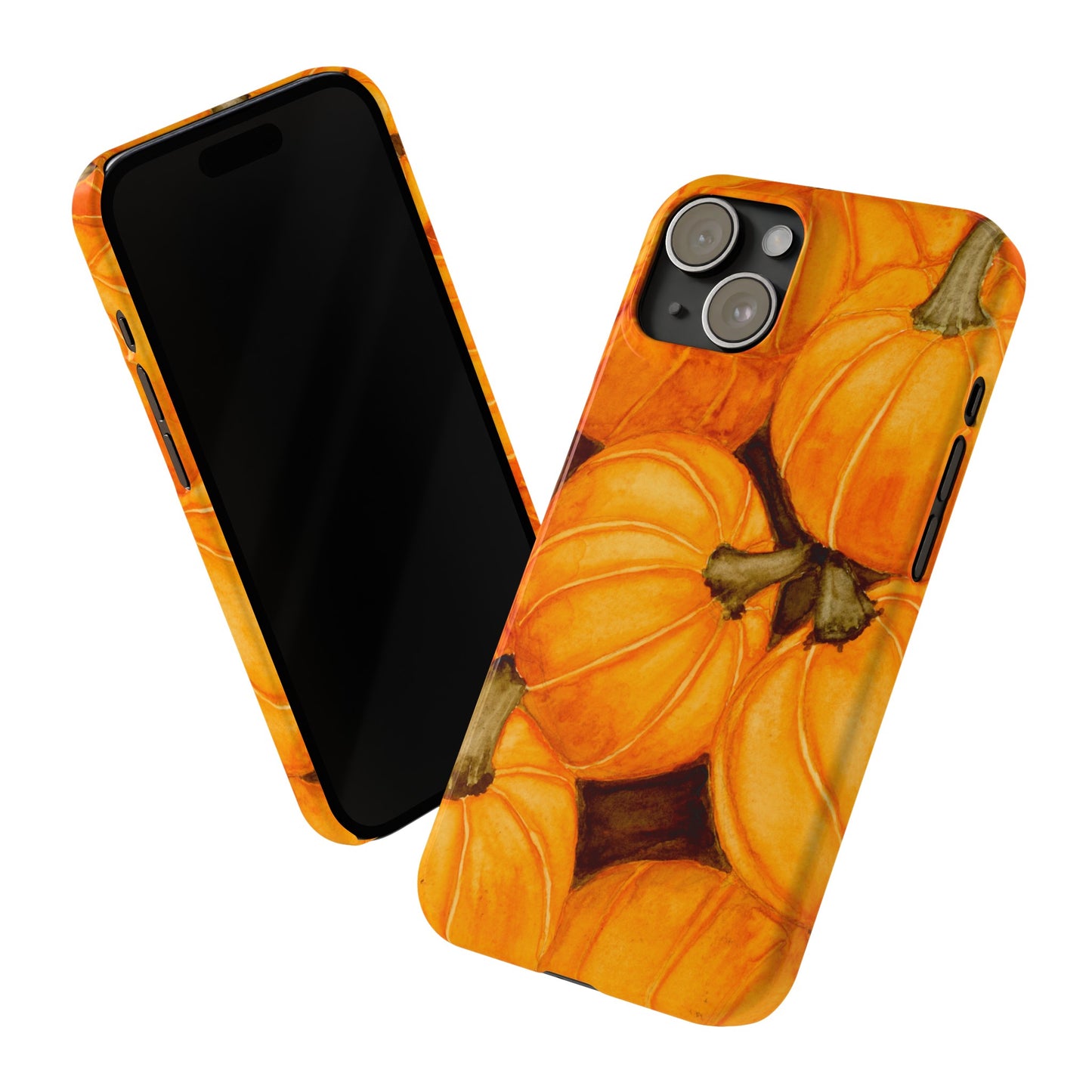 Watercolor Pumpkin Case