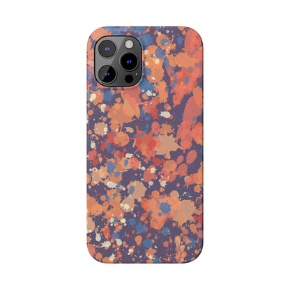 Creamy Tertiary Paint Splatter Phone Case