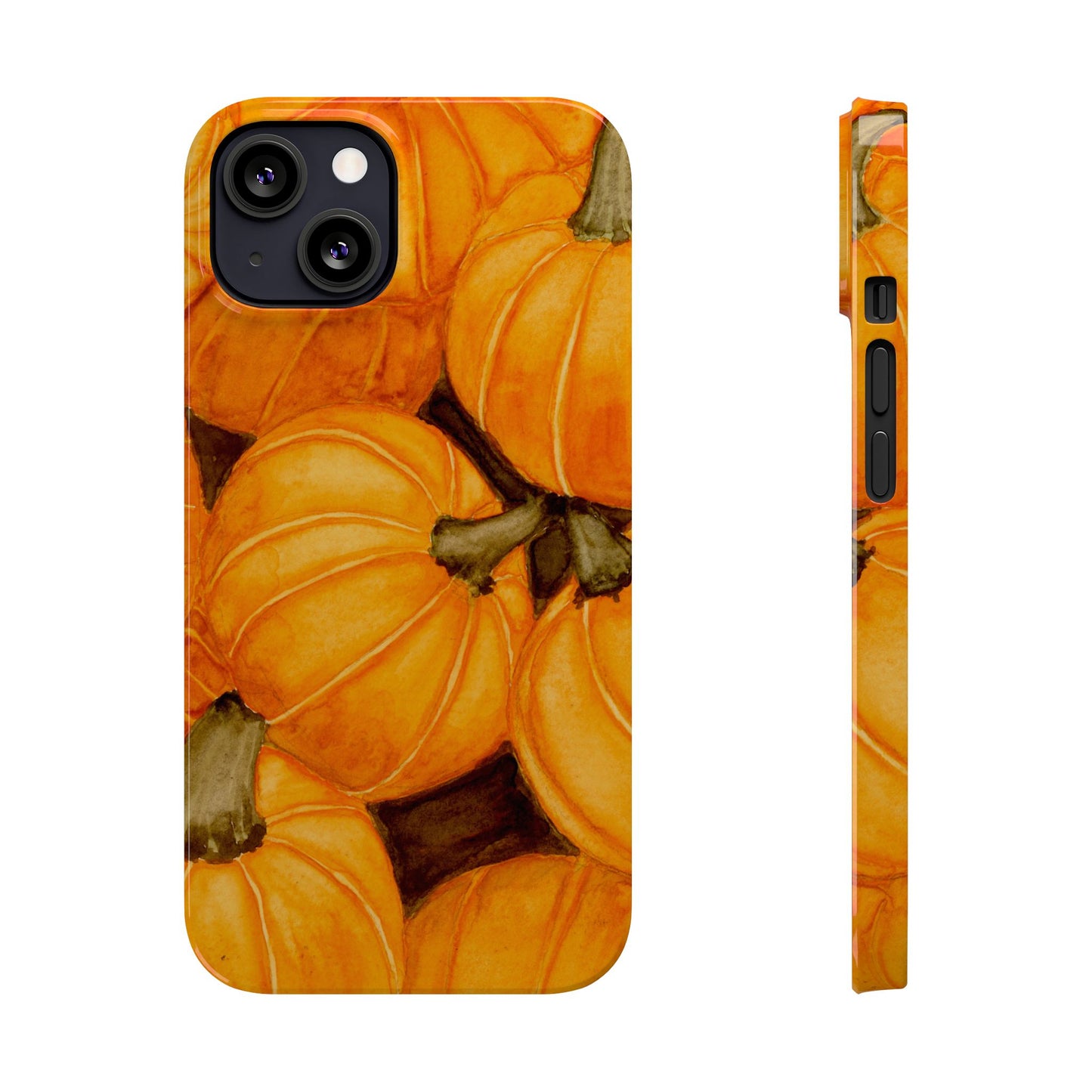 Watercolor Pumpkin Case