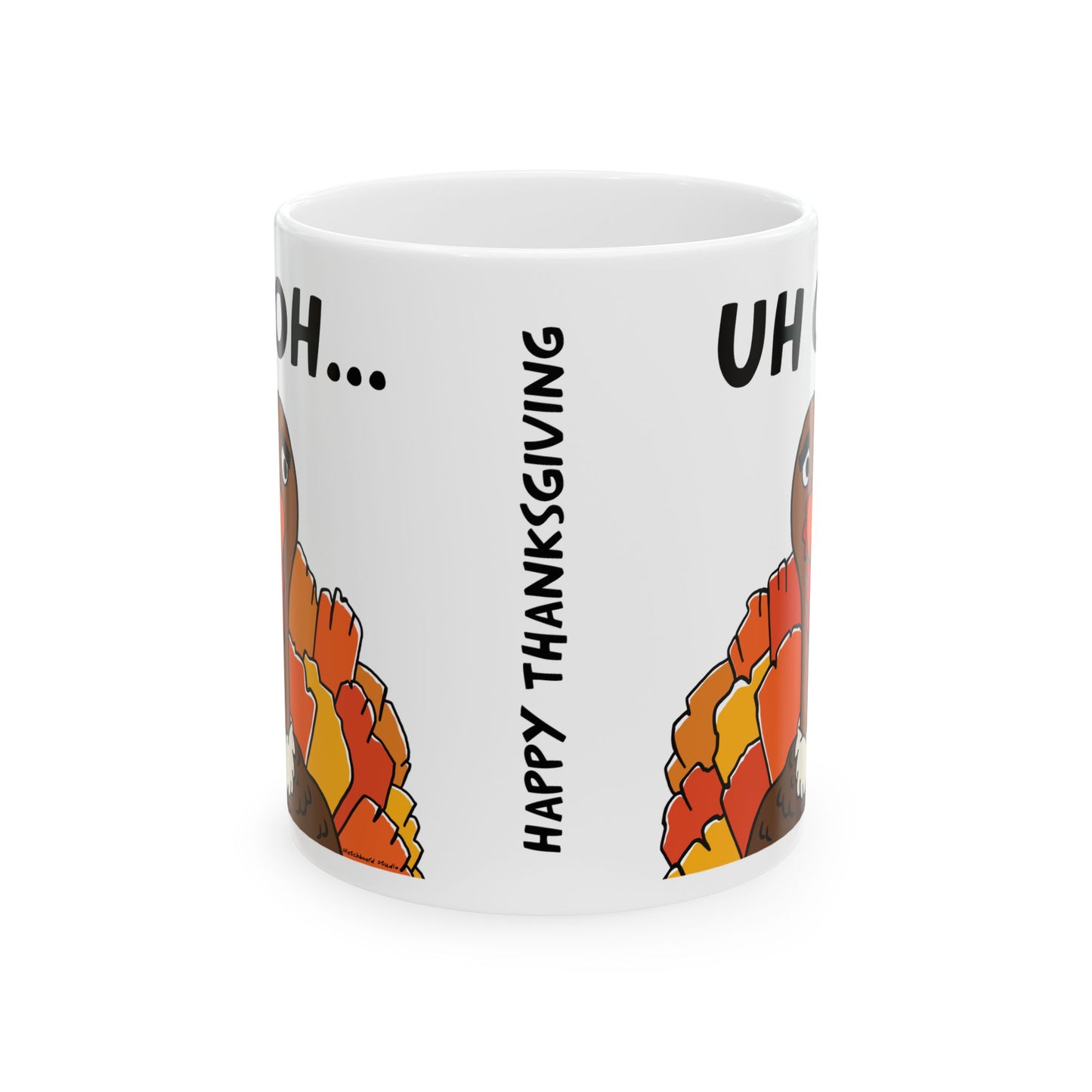 Uh Oh Turkey Mug