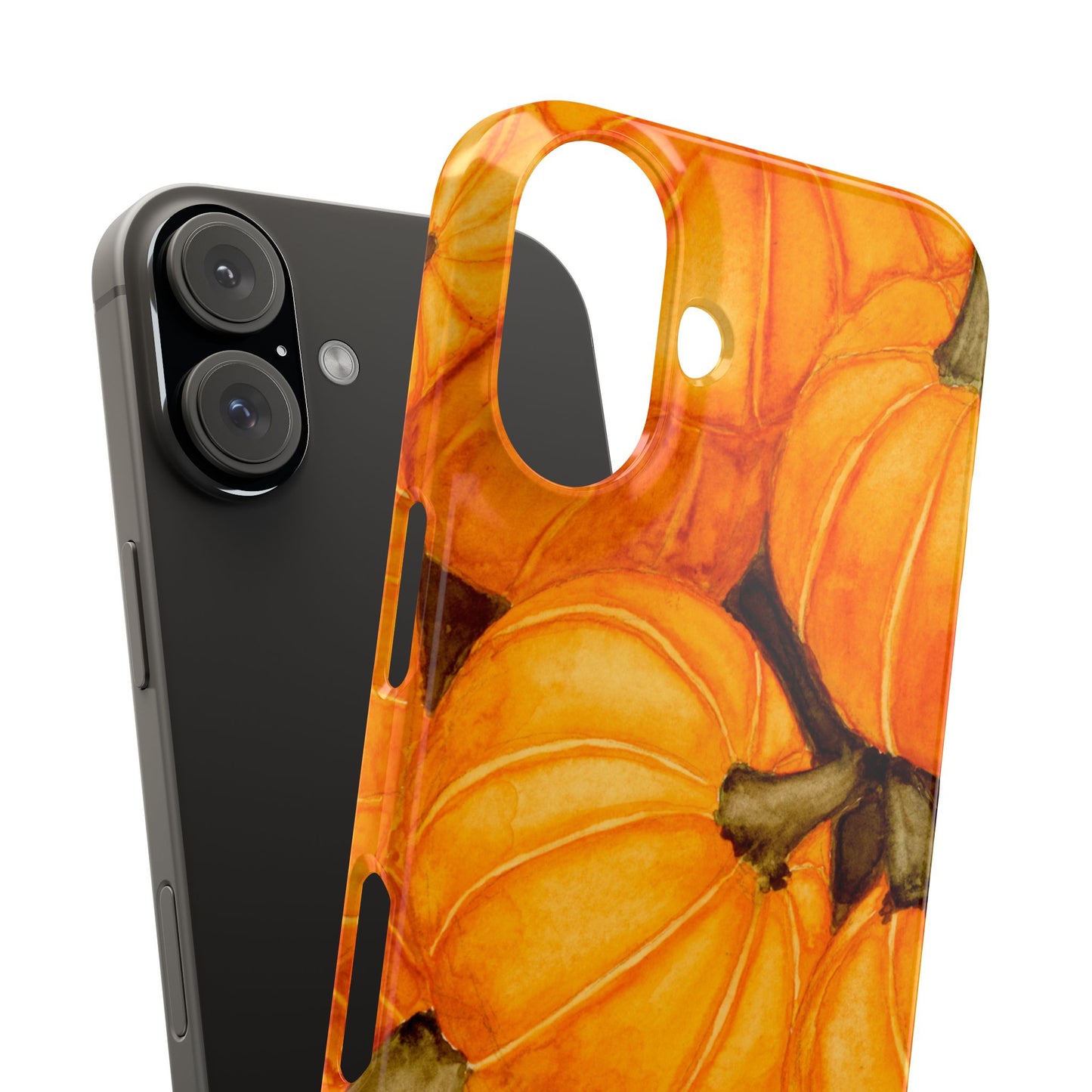 Watercolor Pumpkin Case