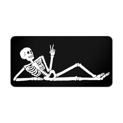 Chill Skeleton Desk Mat