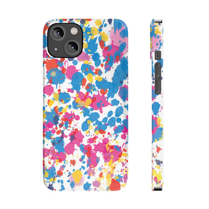 Pop Art Paint Splatter Phone Case