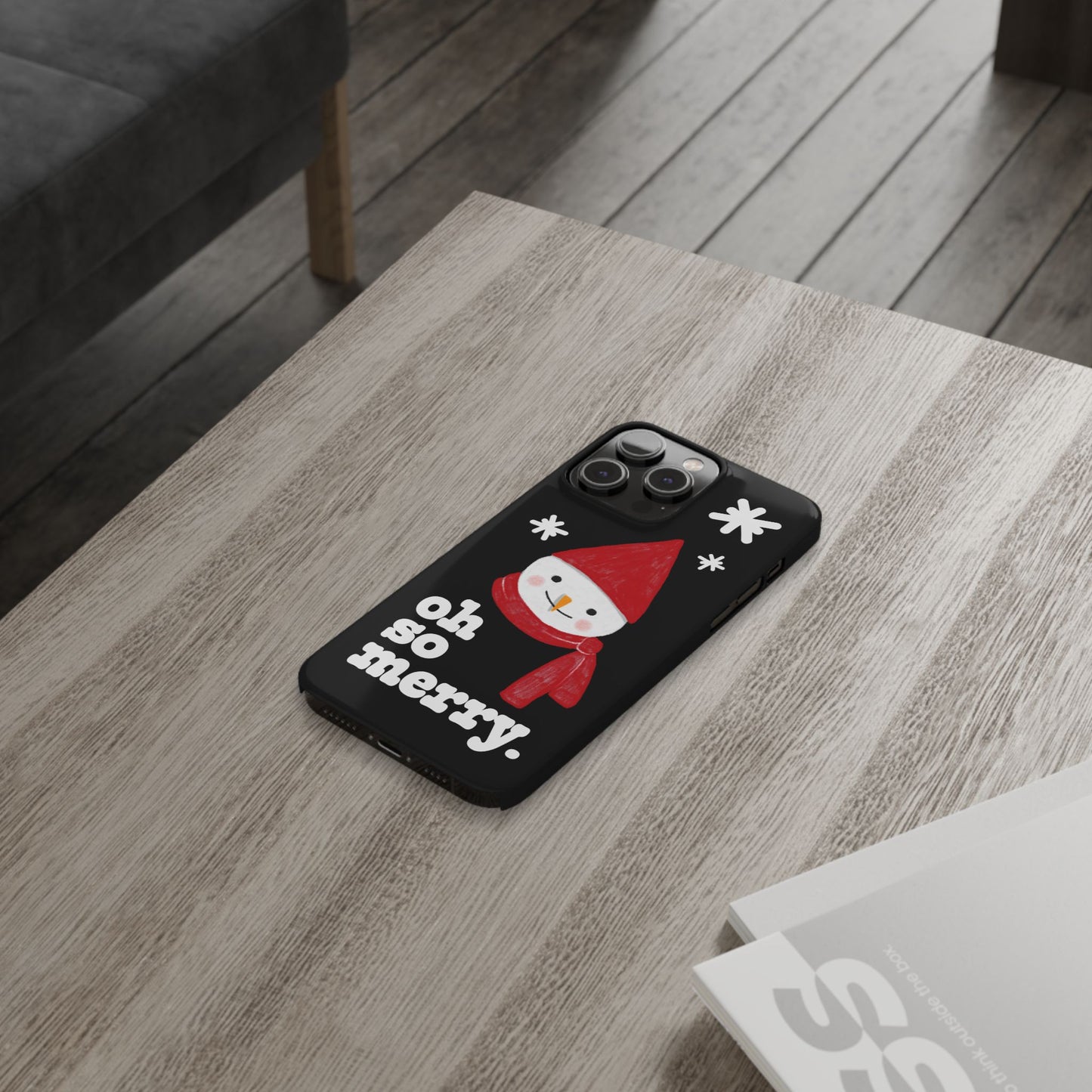 Oh So Merry Phone Case (Black)