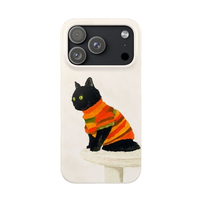 Fall Sweater Cat Phone Case