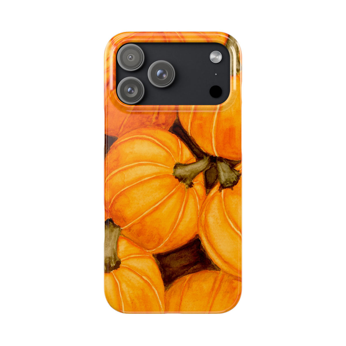 Watercolor Pumpkin Case