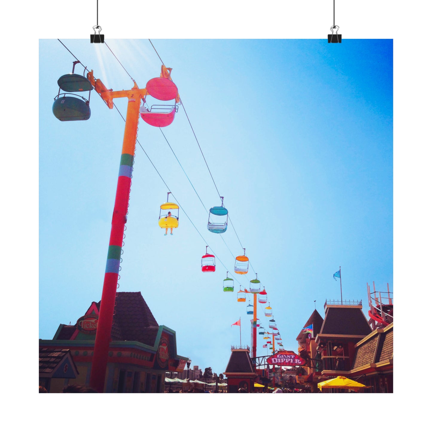 Santa Cruz Beach Boardwalk Print