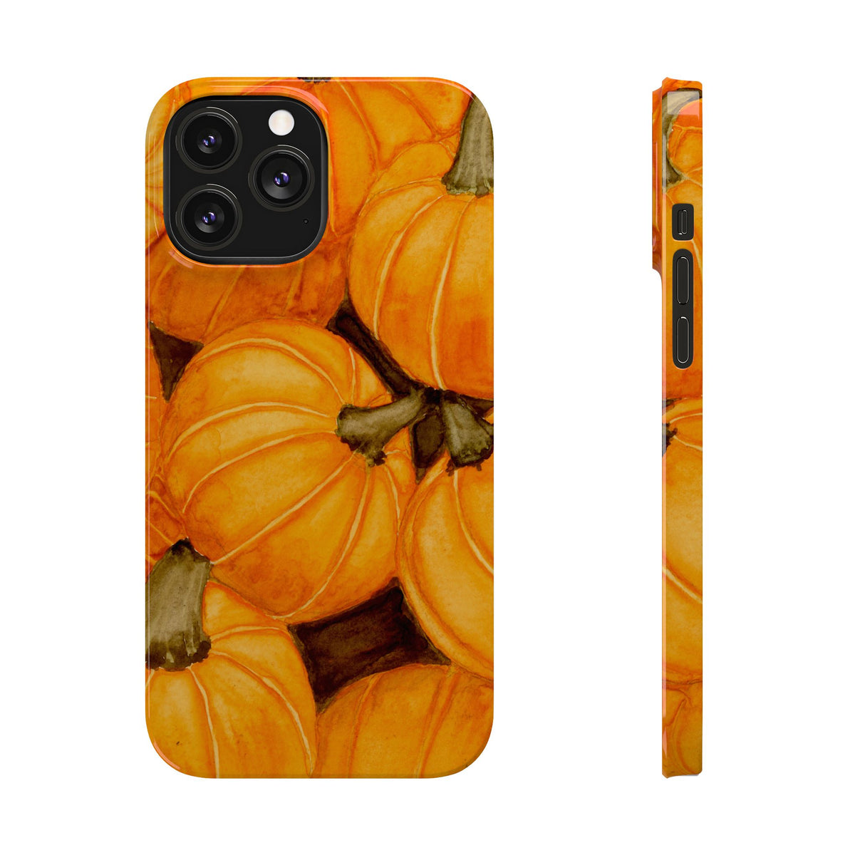 Watercolor Pumpkin Case