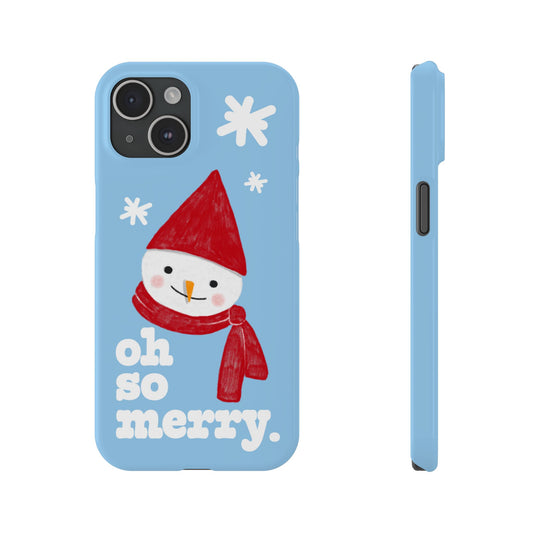 Oh So Merry Phone Case (Blue)