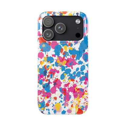 Pop Art Paint Splatter Phone Case