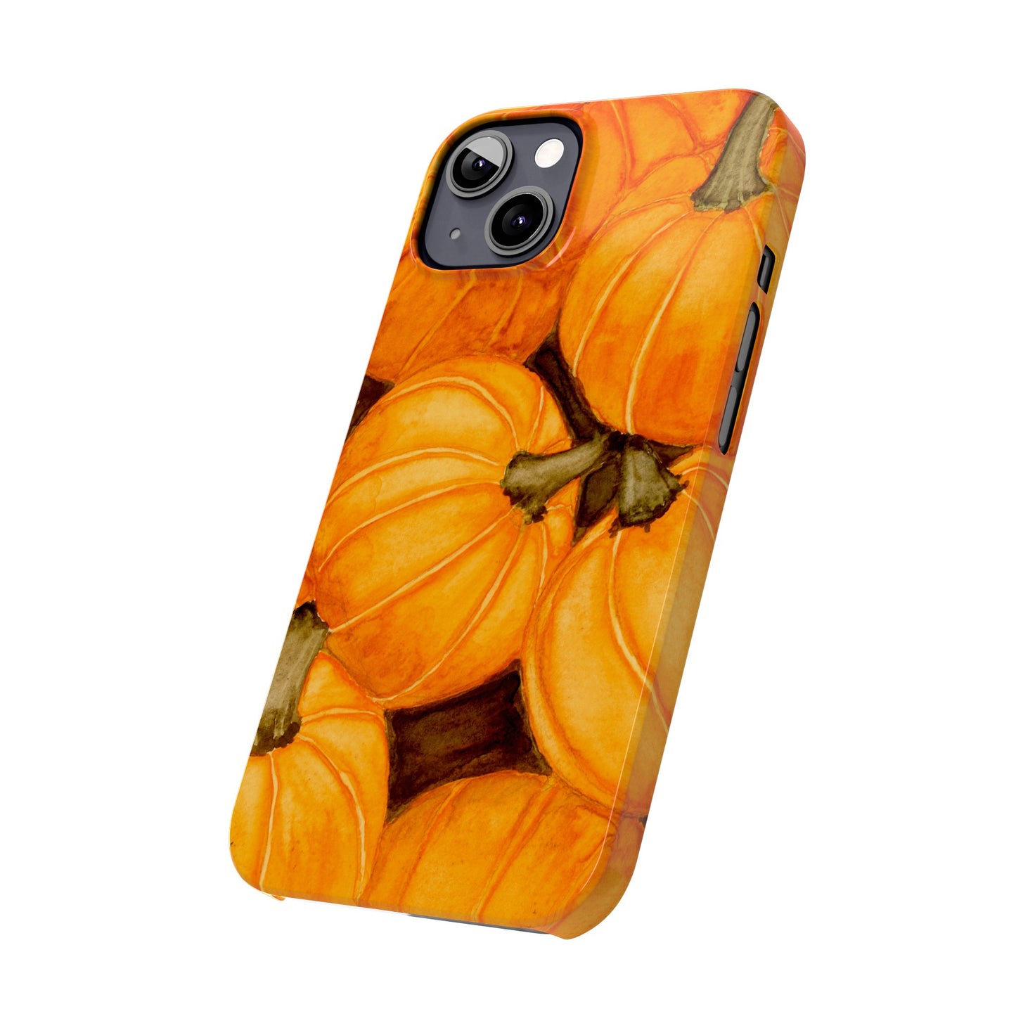 Watercolor Pumpkin Case