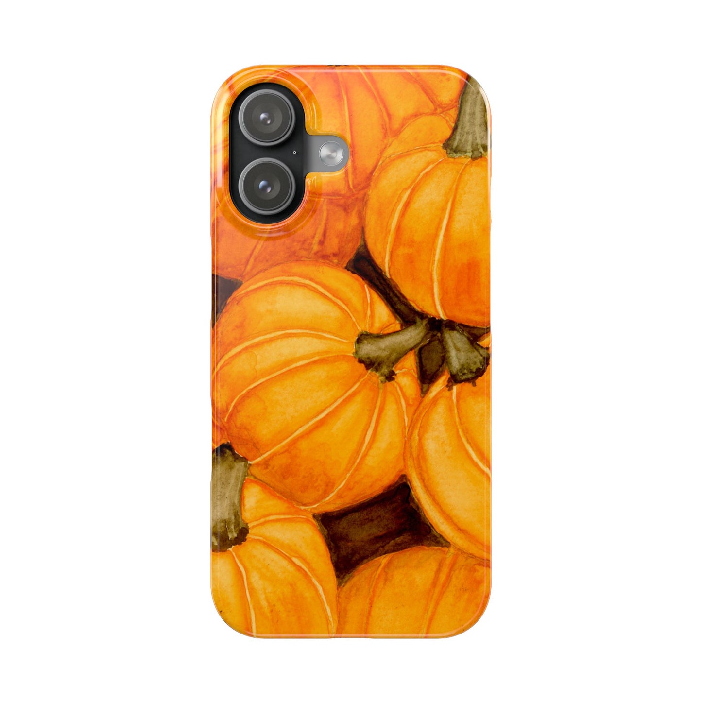 Watercolor Pumpkin Case