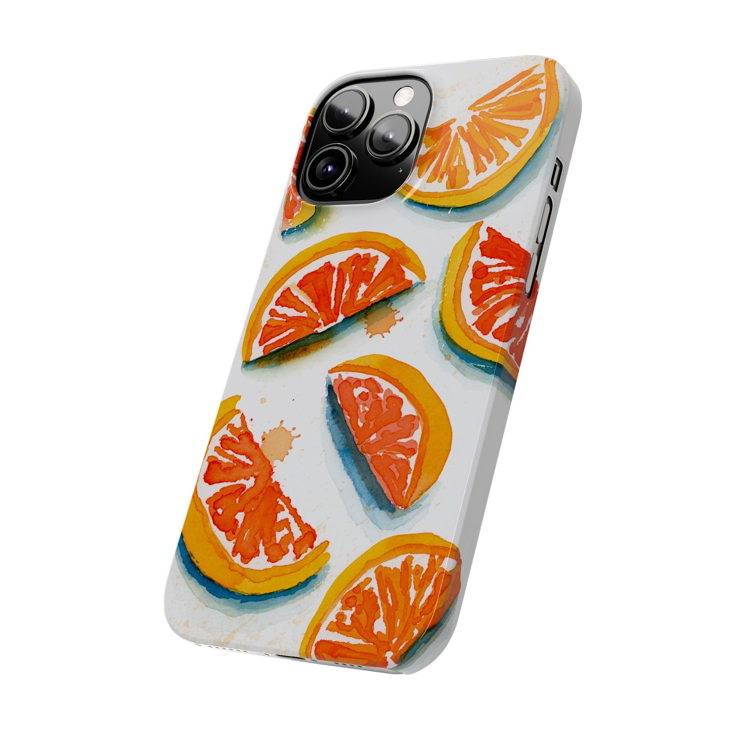 Orange Splash Phone Case