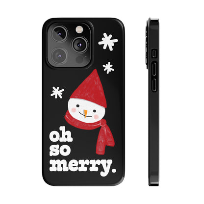 Oh So Merry Phone Case (Black)