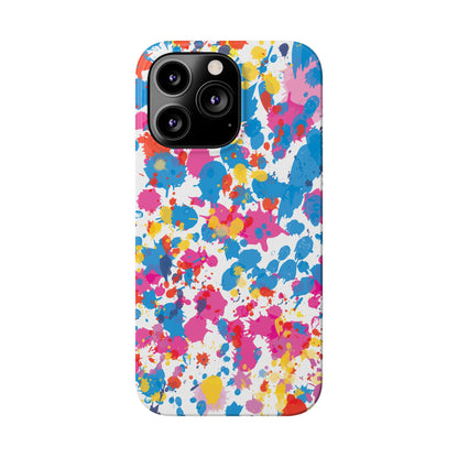 Pop Art Paint Splatter Phone Case