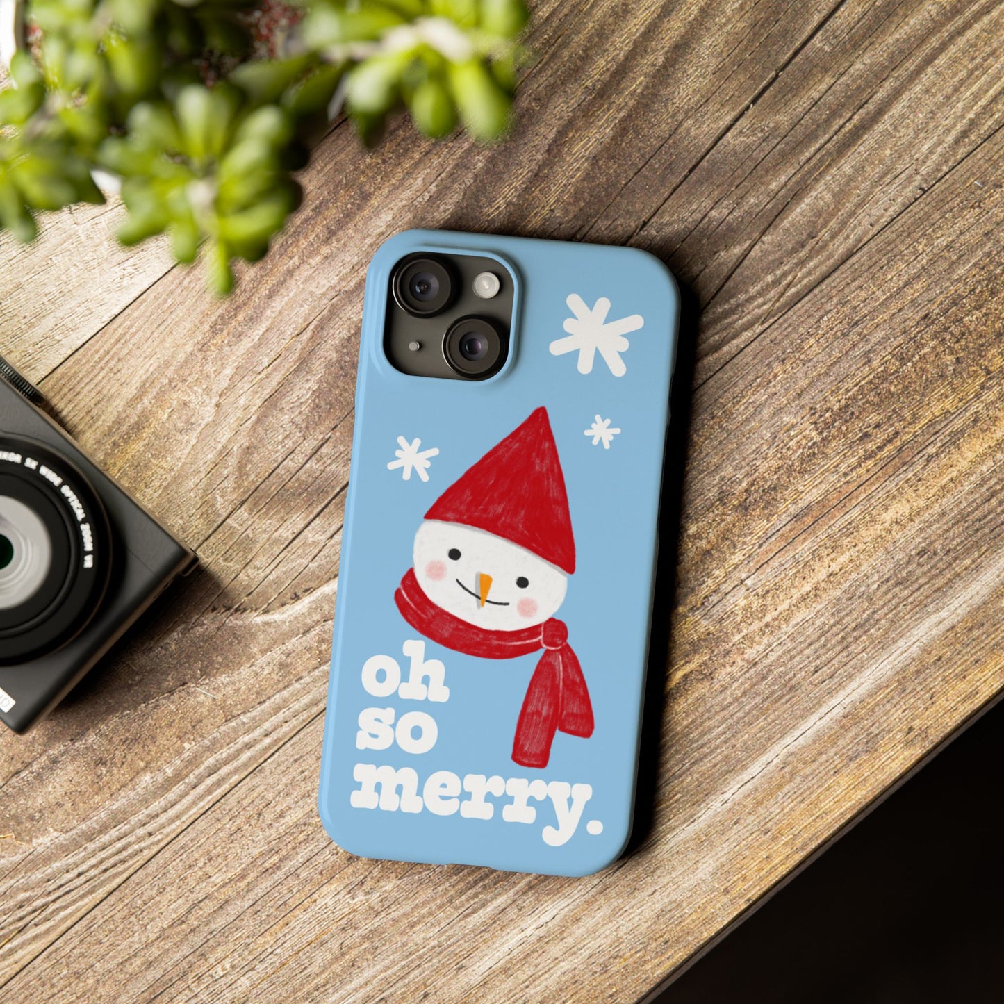 Oh So Merry Phone Case (Blue)