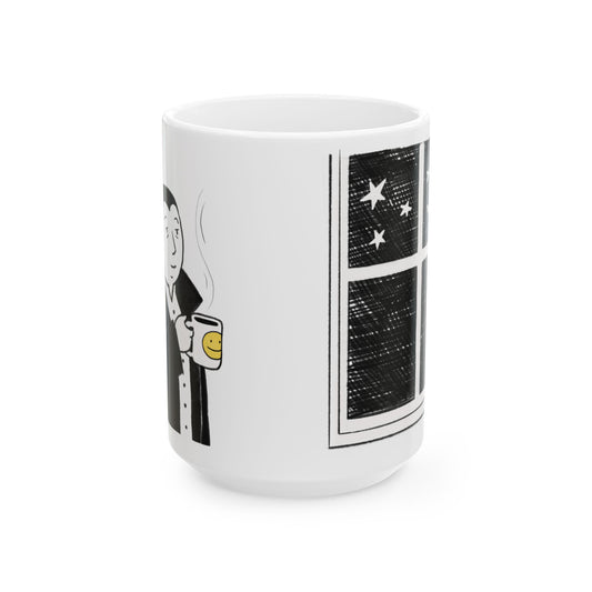 First Cup of the Day Dracula Mug