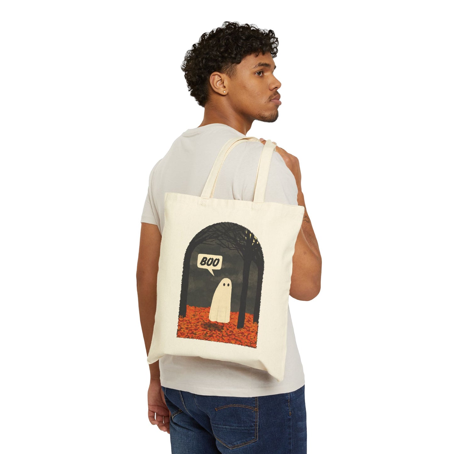 A Ghostly Hello Tote